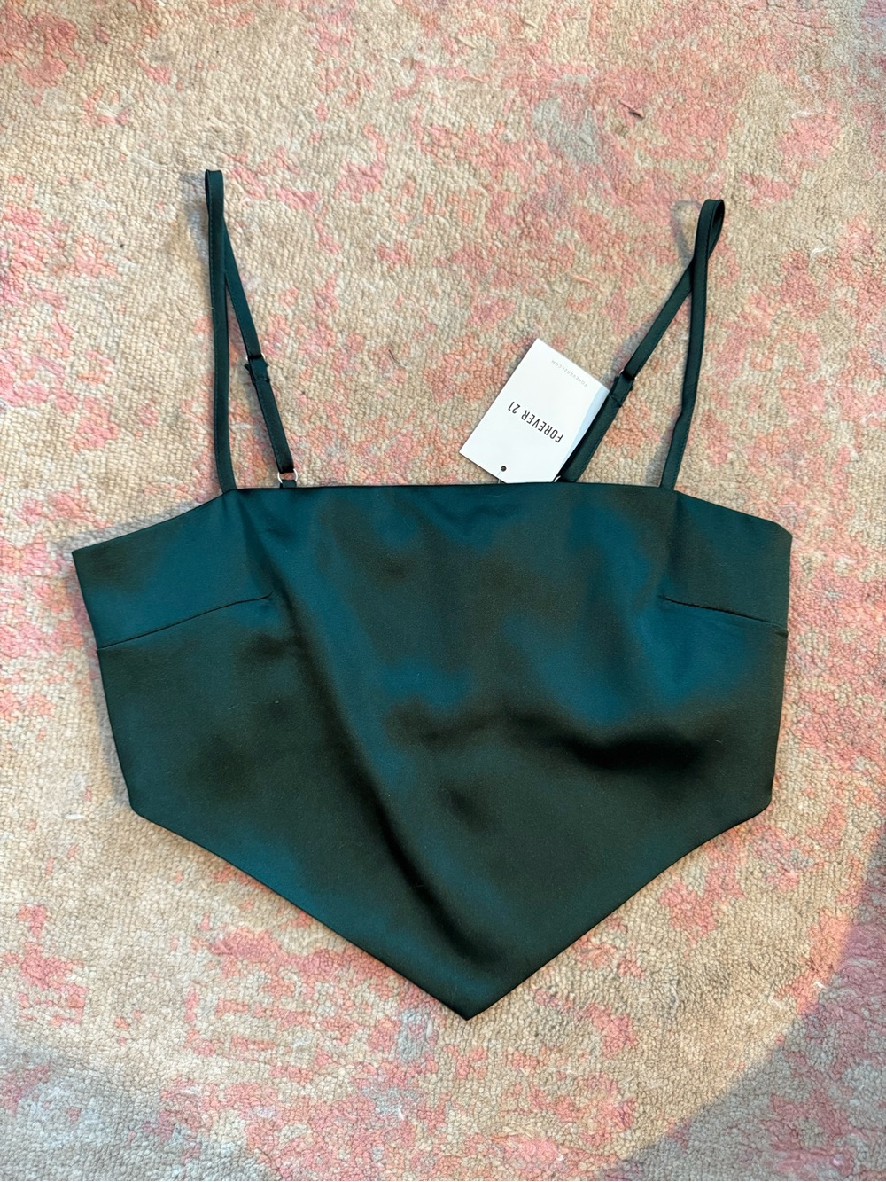 Forever 21 Satin Cami with Adjustable Straps